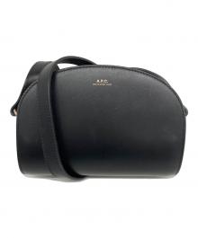 A.P.C.（アーペーセー）の古着「ハーフムーン ショルダーバッグ」｜ブラック
