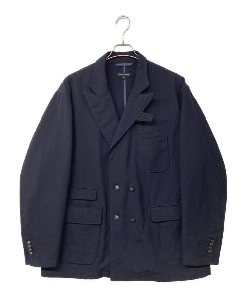 Engineered Garments（エンジニアド ガーメンツ）Engineered Garments BEAMS PLUS (ビームスプラス) MID FIELD DOUBLE BRESTED BLAZER ミッドフィールド ダブル ブレステッド ブレザー ネイビー サイズ:Lの古着・服飾アイテム
