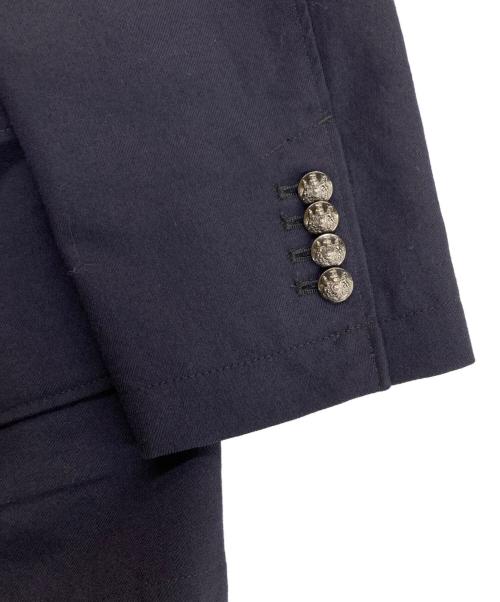 Engineered Garments（エンジニアド ガーメンツ）Engineered Garments BEAMS PLUS (ビームスプラス) MID FIELD DOUBLE BRESTED BLAZER ミッドフィールド ダブル ブレステッド ブレザー ネイビー サイズ:Lの古着・服飾アイテム