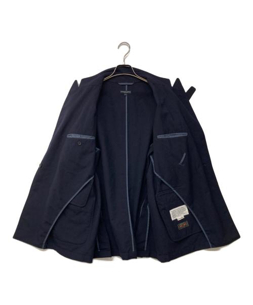 Engineered Garments（エンジニアド ガーメンツ）Engineered Garments BEAMS PLUS (ビームスプラス) MID FIELD DOUBLE BRESTED BLAZER ミッドフィールド ダブル ブレステッド ブレザー ネイビー サイズ:Lの古着・服飾アイテム