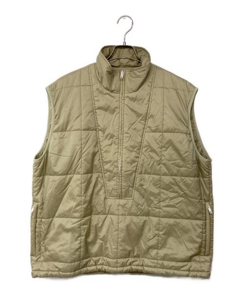 BEAMS PLUS（ビームスプラス）BEAMS PLUS (ビームスプラス) Puffy Vest パフィー ベスト ベージュ サイズ:XLの古着・服飾アイテム