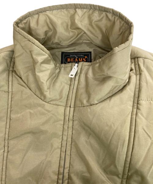 BEAMS PLUS（ビームスプラス）BEAMS PLUS (ビームスプラス) Puffy Vest パフィー ベスト ベージュ サイズ:XLの古着・服飾アイテム