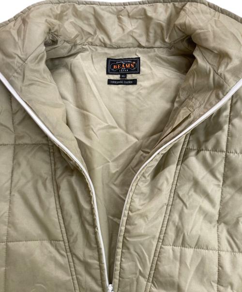 BEAMS PLUS（ビームスプラス）BEAMS PLUS (ビームスプラス) Puffy Vest パフィー ベスト ベージュ サイズ:XLの古着・服飾アイテム