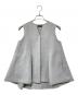 anuans（アニュアンス）の古着「タックフレアカットベスト」｜グレー