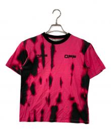 OFFWHITE（オフホワイト）の古着「タイダイ柄Ｔシャツ」｜ピンク