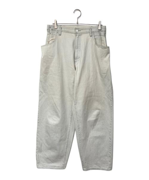 stein（シュタイン）stein (シュタイン) EX WIDE HOOKED DENIM デニム ワイドパンツ インディゴ サイズ:Mの古着・服飾アイテム