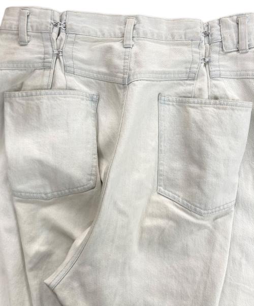 stein（シュタイン）stein (シュタイン) EX WIDE HOOKED DENIM デニム ワイドパンツ インディゴ サイズ:Mの古着・服飾アイテム