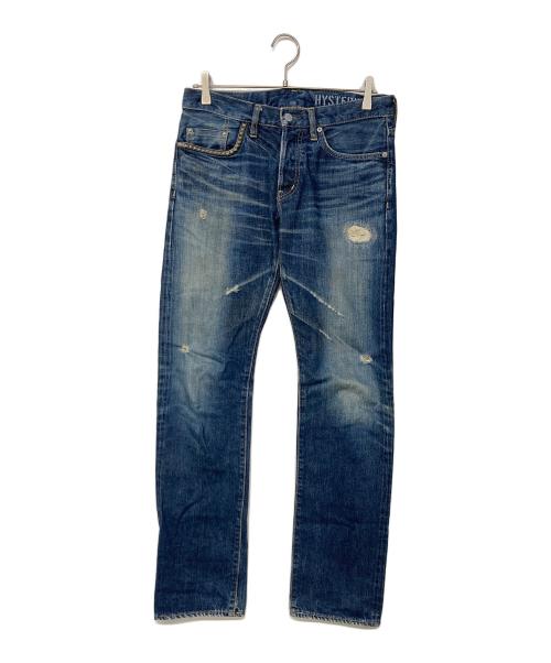 Hysteric Glamour（ヒステリックグラマー）Hysteric Glamour (ヒステリックグラマー) スタッズ デニムパンツ インディゴ サイズ:30の古着・服飾アイテム