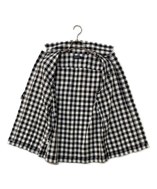 FRED PERRY（フレッドペリー）FRED PERRY (フレッドペリー) チェックシャツ ブラック×ホワイト サイズ:Mの古着・服飾アイテム
