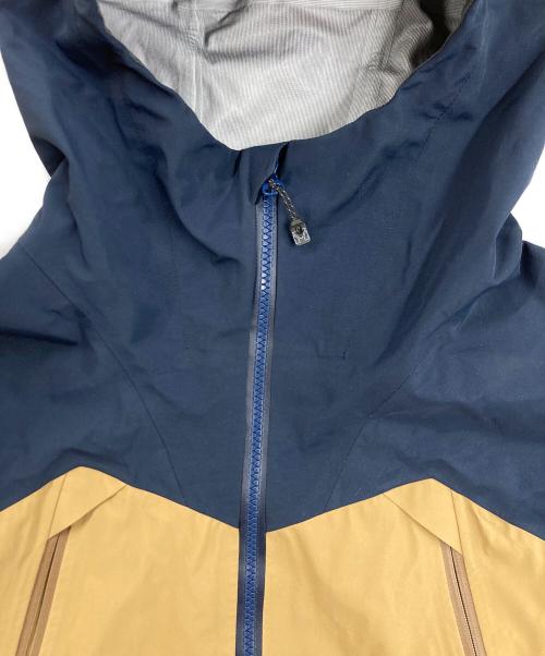 MILLET（ミレー）MILLET (ミレー) トリロジー ティフォン タフ II ストレッチ ジャケット ブラウン×ネイビー サイズ:Sの古着・服飾アイテム