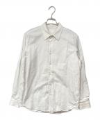 山内ヤマウチ）の古着「塩縮加工コットンリネンシャツ」｜ホワイト
