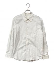 山内（ヤマウチ）の古着「塩縮加工コットンリネンシャツ」｜ホワイト