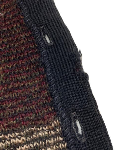 JERSILD（ジャーシルド）JERSILD (ジャーシルド) 60S ウールモヘア チェックニットカーディガン マルチカラー サイズ:Mの古着・服飾アイテム