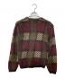 JERSILD (ジャーシルド) 60S ウールモヘア チェックニットカーディガン マルチカラー サイズ:M：18000円