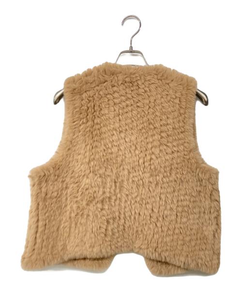 H BRAND（エイチブランド）h brand (エイチブランド) RHC Ron Herman (アールエイチシー ロンハーマン) Faux Fur Vest フェイクファーベスト  ブラウン サイズ:S/Mの古着・服飾アイテム