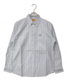 HUMAN MADE（ヒューマンメイド）の古着「STRIPE OX B.D SHIRT」｜ブルー