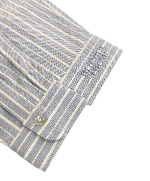 HUMAN MADE（ヒューマンメイド）HUMAN MADE (ヒューマンメイド) STRIPE OX B.D SHIRT ブルー サイズ:Sの古着・服飾アイテム