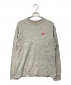 HUMAN MADEヒューマンメイド）の古着「Polar Bear Graphic Longsleeve T-Shirt バックプリントL/S TEE」｜グレー