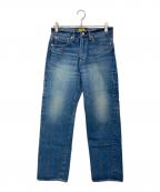 HUMAN MADEヒューマンメイド）の古着「STRAIGHT DENIM PANTS FUTURE デニムパンツ」｜インディゴ