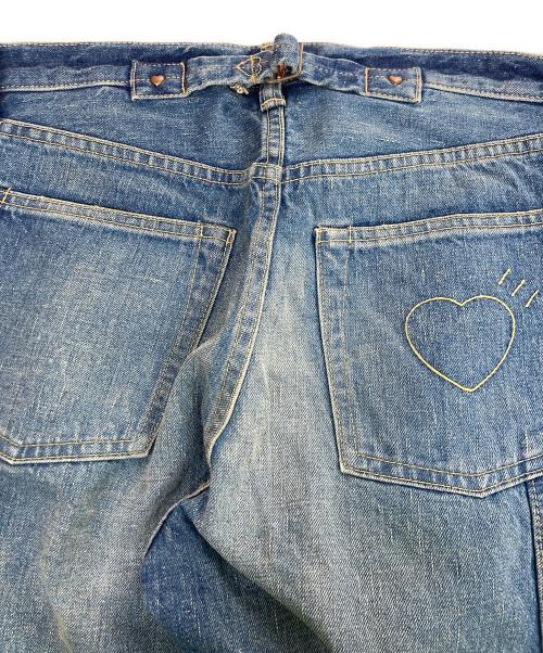 HUMAN MADE（ヒューマンメイド）HUMAN MADE (ヒューマンメイド) STRAIGHT DENIM PANTS FUTURE デニムパンツ インディゴ サイズ:30の古着・服飾アイテム