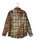 The boy has no patIence (ザボーイハズノーパティエンス) パッチワーク ファイヤーマンバックル チェックシャツ マルチカラー サイズ:M：13000円
