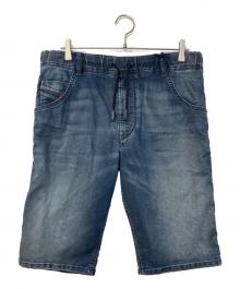 DIESEL（ディーゼル）の古着「KROOSHORT-NE デニムハーフパンツ　ショーツ」｜インディゴ