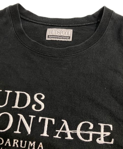 BUDSPOOL（バッズプール）BUDSPOOL (バッズプール) BUDS MONTAGE S/S TEE 刺繍半袖カットソー ブラック サイズ:XXLargeの古着・服飾アイテム