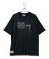 BUDSPOOL（バッズプール）の古着「BUDS MONTAGE S/S TEE 刺繍半袖カットソー」｜ブラック