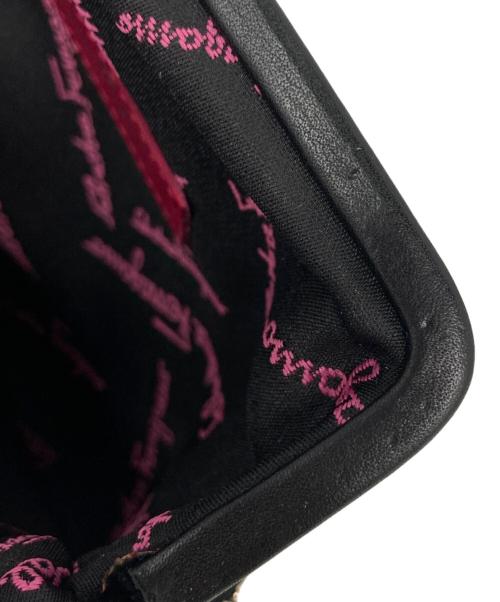 Salvatore Ferragamo（サルヴァトーレ フェラガモ）Salvatore Ferragamo (サルヴァトーレ フェラガモ) ヴァラベロアがま口ハンドバッグ ブラックの古着・服飾アイテム