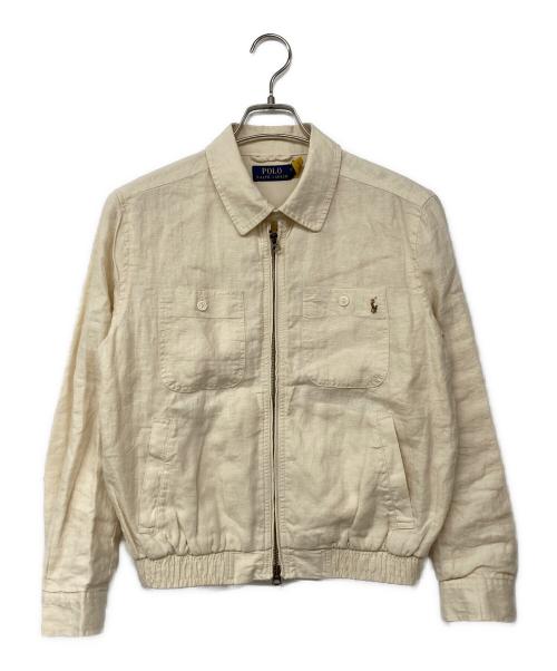 POLO RALPH LAUREN（ポロ・ラルフローレン）POLO RALPH LAUREN (ポロ・ラルフローレン) ドリズラージャケット ベージュ サイズ:XSの古着・服飾アイテム