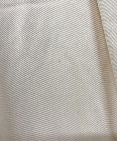 CABAN（キャバン）CABAN (キャバン) ウールギャバジン ワンタックワイドパンツ アイボリー サイズ:XSの古着・服飾アイテム