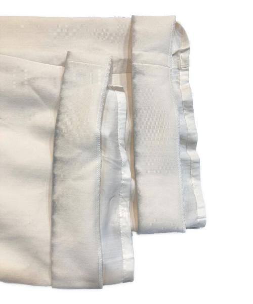 CABAN（キャバン）CABAN (キャバン) ウールギャバジン ワンタックワイドパンツ アイボリー サイズ:XSの古着・服飾アイテム