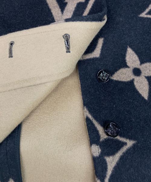 LOUIS VUITTON（ルイ ヴィトン）LOUIS VUITTON (ルイ ヴィトン) ジャイアントモノグラム Aラインミニスカート ブラック×ベージュ サイズ:36の古着・服飾アイテム