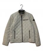 REPLAYリプレイ）の古着「ショートキルティングライダージャケット」｜ホワイト