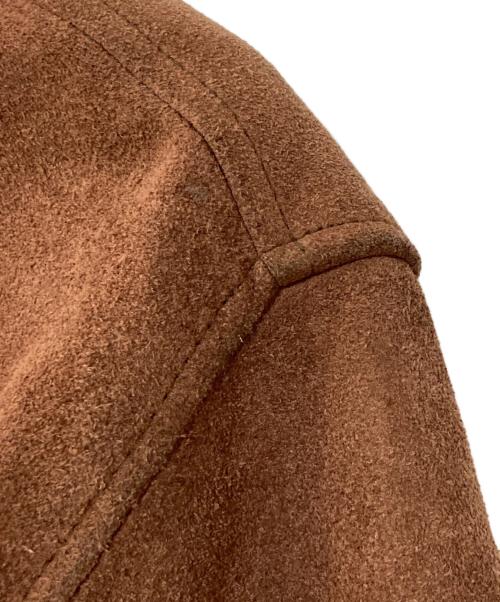 cosby（コスビ）cosby (コスビ) スウェードブルゾン ブラウン サイズ:42の古着・服飾アイテム