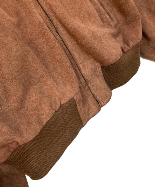 cosby（コスビ）cosby (コスビ) スウェードブルゾン ブラウン サイズ:42の古着・服飾アイテム
