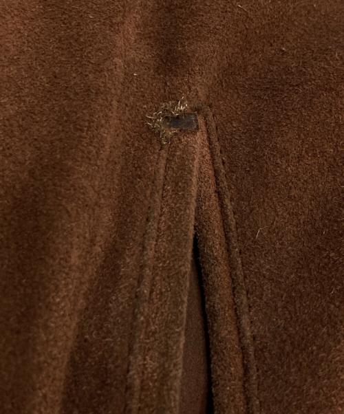 cosby（コスビ）cosby (コスビ) スウェードブルゾン ブラウン サイズ:42の古着・服飾アイテム