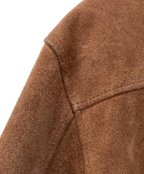 cosby（コスビ）cosby (コスビ) スウェードブルゾン ブラウン サイズ:42の古着・服飾アイテム