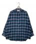 Graphpaper（グラフペーパー）の古着「Check Flannel Oversized Band Collar Shirt」｜マルチカラー