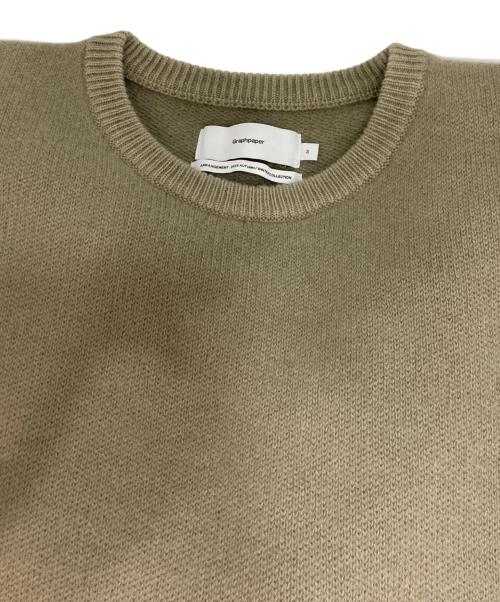 Graphpaper（グラフペーパー）Graphpaper (グラフペーパー) Gradient Dyed Wool Crew Neck Knit ベージュ サイズ:3の古着・服飾アイテム
