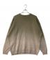Graphpaper（グラフペーパー）の古着「Gradient Dyed Wool Crew Neck Knit」｜ベージュ
