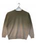 Graphpaper（グラフペーパー）の古着「Gradient Dyed Wool Crew Neck Knit」｜ベージュ