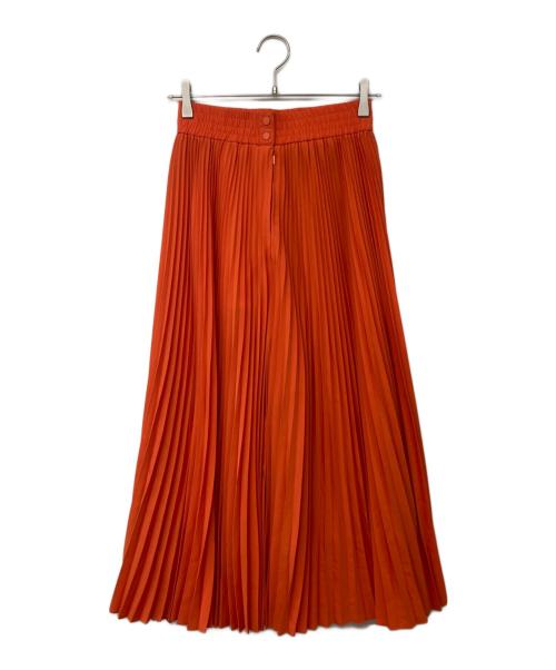 HYKE（ハイク）HYKE (ハイク) TAFFETA PLEATED SKIRT オレンジ サイズ:1の古着・服飾アイテム