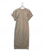 SATORU SASAKIサトル ササキ）の古着「ROLL-UP SLEEVE DRESS」｜ベージュ