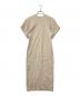 SATORU SASAKI (サトル ササキ) ROLL-UP SLEEVE DRESS  ベージュ サイズ:1：7000円