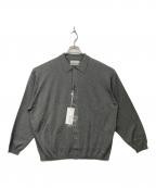 Graphpaperグラフペーパー）の古着「Suvin High Gauge Knit Oversized L/S Shirts」｜グレー