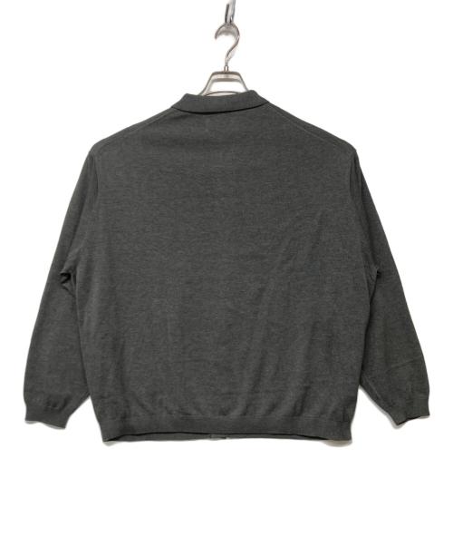 Graphpaper（グラフペーパー）Graphpaper (グラフペーパー) Suvin High Gauge Knit Oversized L/S Shirts グレー サイズ:３の古着・服飾アイテム