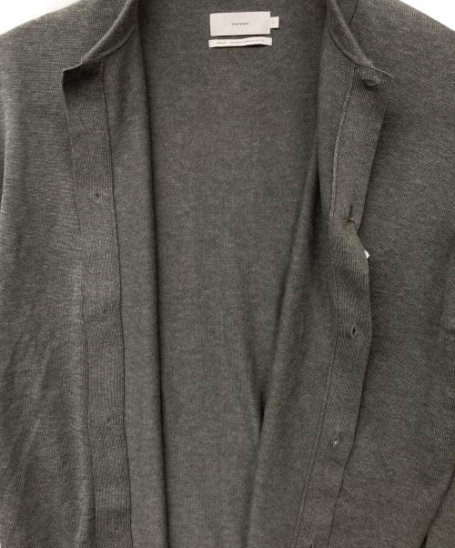 Graphpaper（グラフペーパー）Graphpaper (グラフペーパー) Suvin High Gauge Knit Oversized L/S Shirts グレー サイズ:３の古着・服飾アイテム