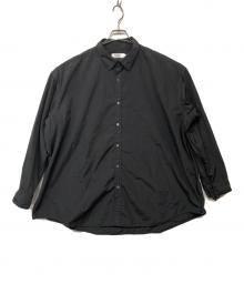 Graphpaper×is-ness（グラフペーパー×イズネス）の古着「Garment Dyed Ventilation Long Sleeve Shirt」｜グレー