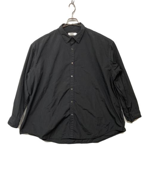 Graphpaper（グラフペーパー）Graphpaper (グラフペーパー) is-ness (イズネス) Garment Dyed Ventilation Long Sleeve Shirt グレー サイズ:FREEの古着・服飾アイテム